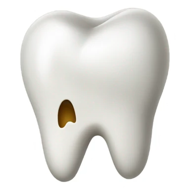 One Tooth that is hiding behind something  sticker