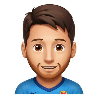 Messi face sticker