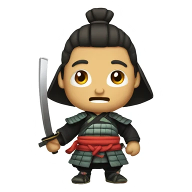 flabbergasted samurai sticker