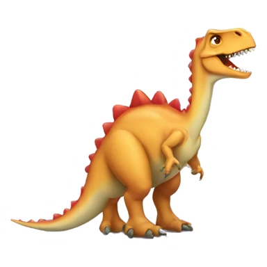 Love sick dinosaur sticker