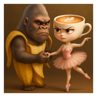 Edit the image to give both characters different angry expressions, keeping their original style, outfits, and colors exactly as in the reference image. sticker