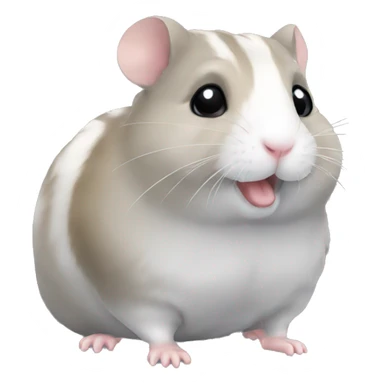 hampster grey sticker