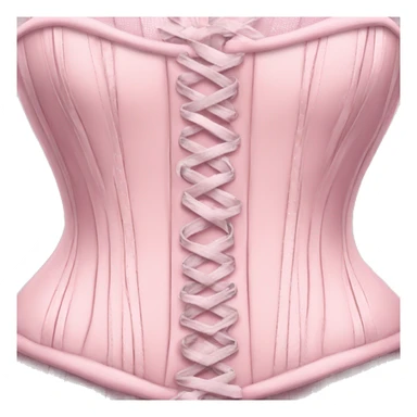Pastel pink corset  sticker