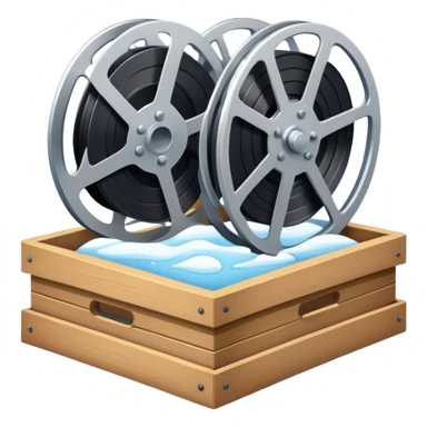 Film reel in COLD Frame sticker