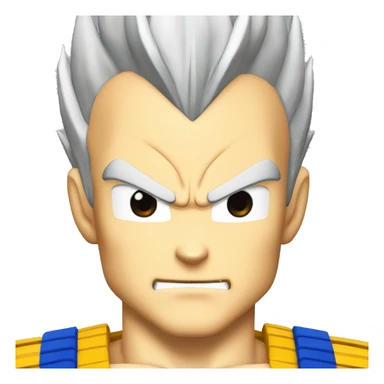 vegeta from dragon ball z sticker