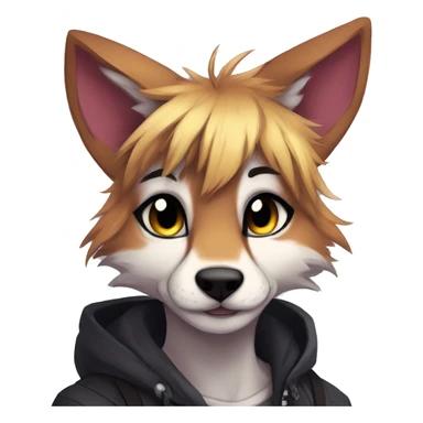 Edgy modern anthro furry by Falvie, LiLaiRa, griffsnuff, AngieWolf sticker