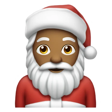 Santa wearing a tutu sticker