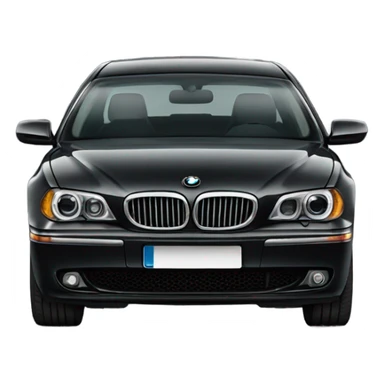 BMW 7Series black sticker