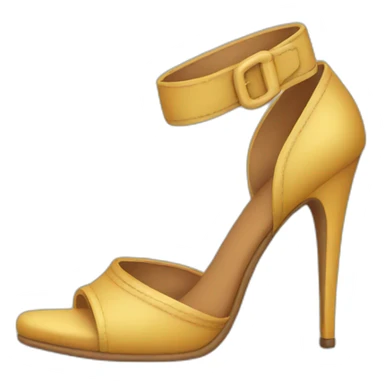 High heel sticker