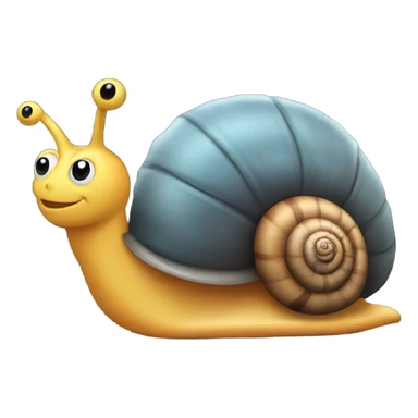 Snail in a car sticker