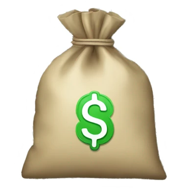 bag of money sticker