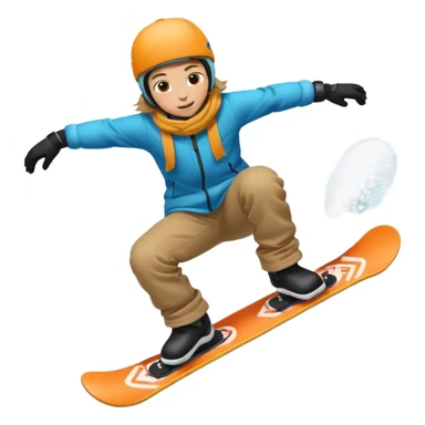 snow jibbing sticker