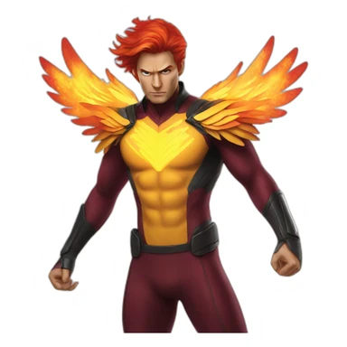 xmen phoenix sticker