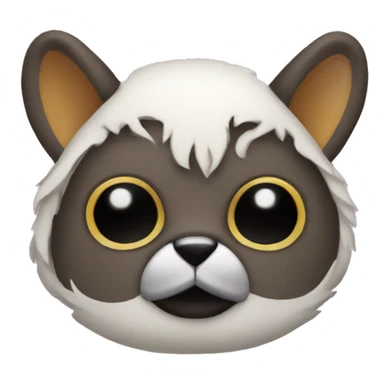 cute masked animal critter sticker