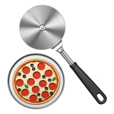 pizza cutter sticker