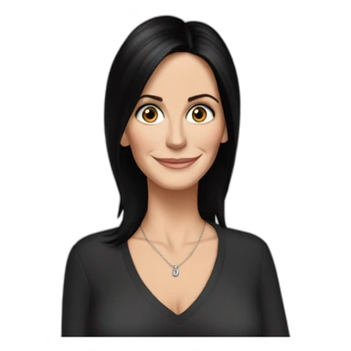 Courteney Cox sticker