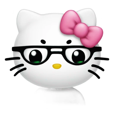 Hello kitty heart eyes sticker