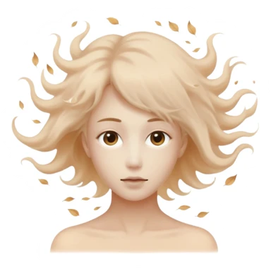 person transforming into dust sticker