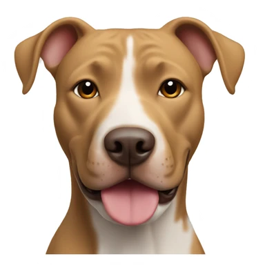 Pitbull/labrador mixed tan color sticker