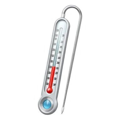 Medical Thermometer for measuring people's temperature sticker