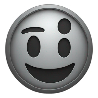 Black circle and a tick in center of the circle sticker