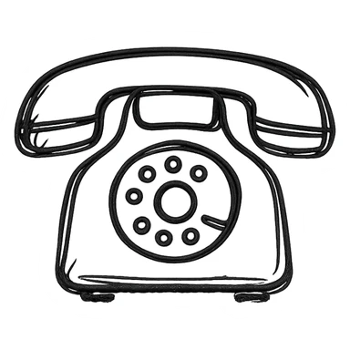 classic telephone sticker