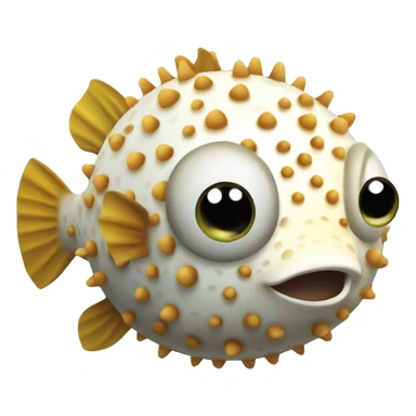Cute pufferfish  sticker
