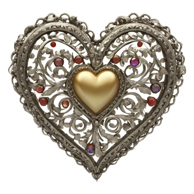 Corazón vintage sticker