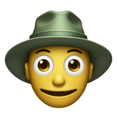 Alienígena com chapéu sticker