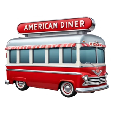 route 66 american diner sticker