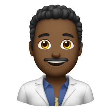 Nego sorrindo sticker