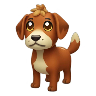 canela animal crossing sticker