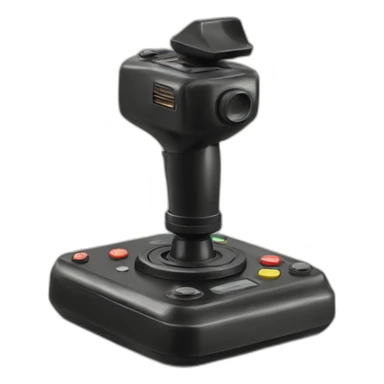 vintage computer joystick sticker