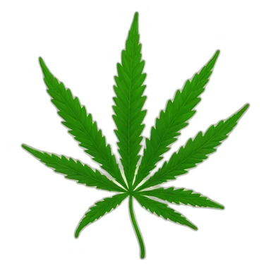 cannabis-plant sticker