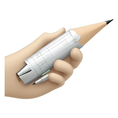 robot-hand filling a form with pencil sticker