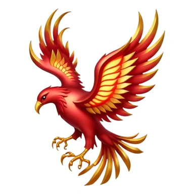 imperial phoenix rune sticker