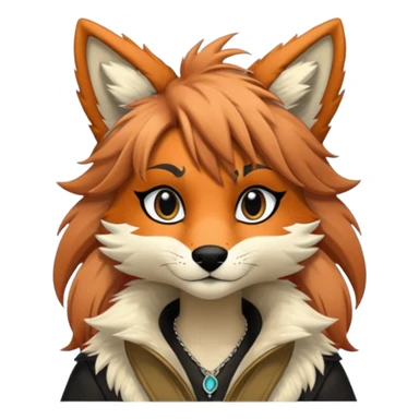 Edgy anthro furry by Falvie, LiLaiRa, AngieWolf sticker