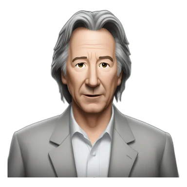 Alan Rickman in Die Hard sticker