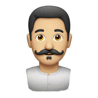 a turkish guy with a big mustache and a tarboosh sticker