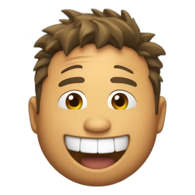 Neymar jr, fat belly, laugh sticker