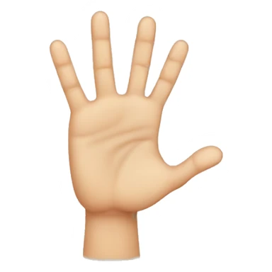 Hand, rubbing three fingers  sticker