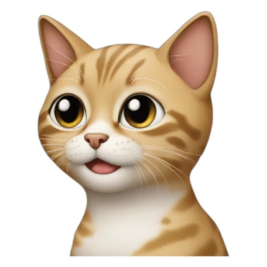 Justin Bieber as a cat sticker