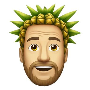ralf hutter as a pineapple sticker