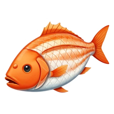 piece of fish meat sticker