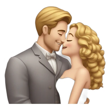 Homme qui fait un doigt d'honneur et des bisous des bisous sticker