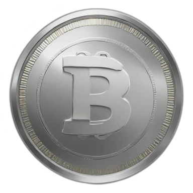 Cryptocurrency coin sticker