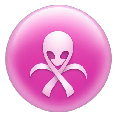 Cancer awareness logo sticker