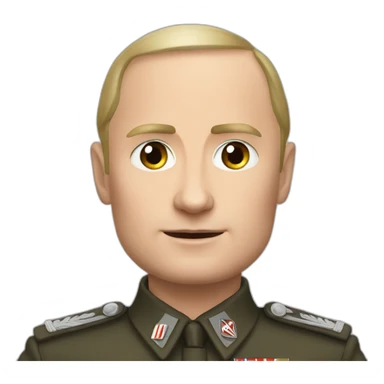 putin is nazi sticker
