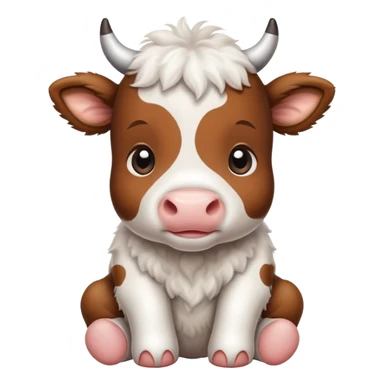 baby cow  sticker