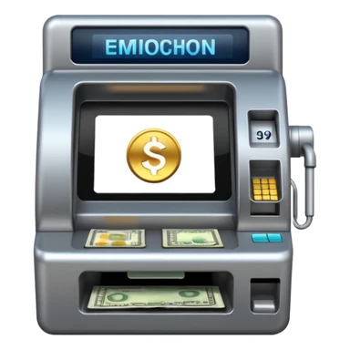 make a cash mashine 4k realistic sticker